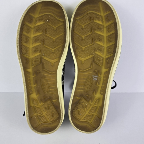 Keen Womens Black Canvas Tennis Shoes/ Sneakers Tie Up Size 6.5 - Picture 8 of 9